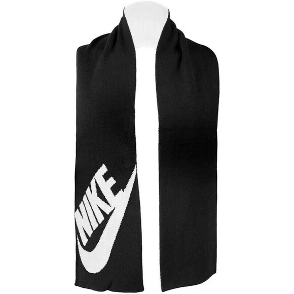 Nike Sportswear Classic Sport Scarf Black White One Size Unisex NEW - Picture 1 of 5